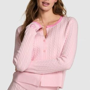 PINK X LOVESHACKFANCY CARDIGAN